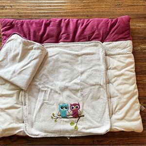 BeBe’s Collection Soft Changing Mat with Detachable Waterproof Mat Owl Motif